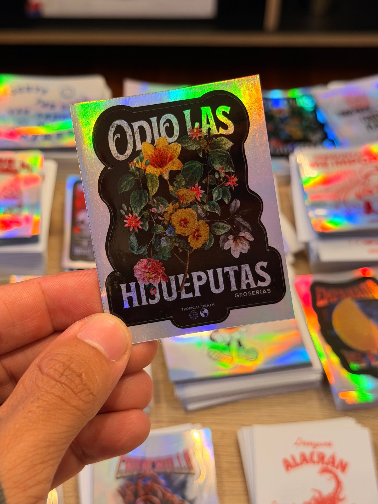Sticker Odio Las Hijueputas Groserías