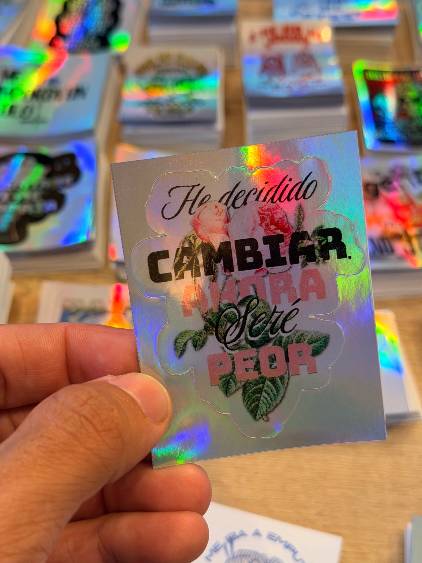 Sticker He Decido Cambiar Ahora Seré Lo Peor