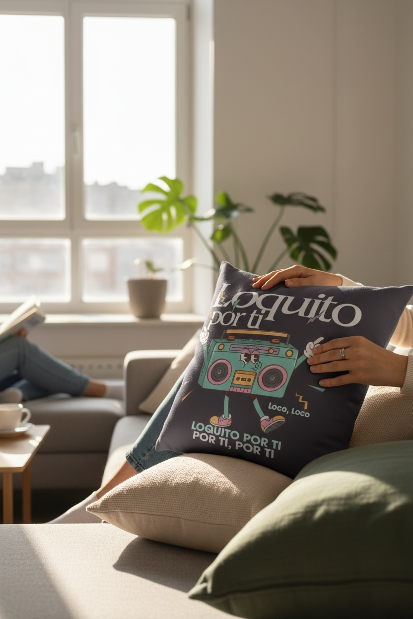 Cojín Loquito Por Ti