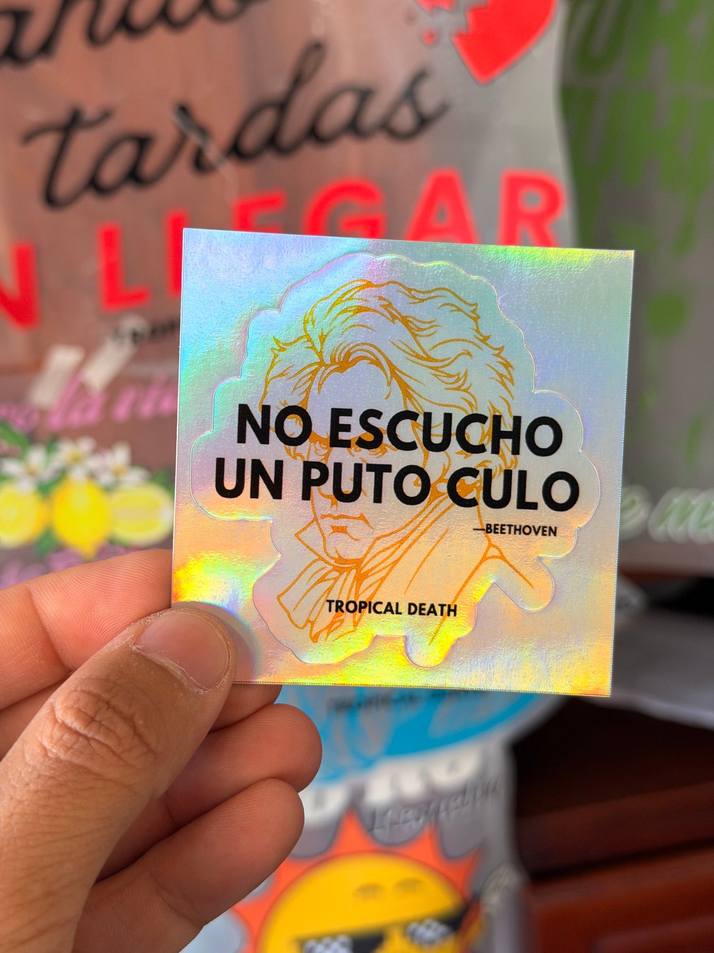 Sticker No Escucho Un Puto Culo