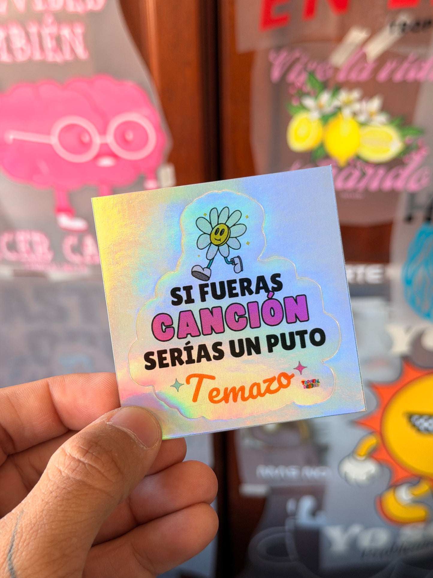 Sticker Si Fueras Canción Serías Un Puto Temazo