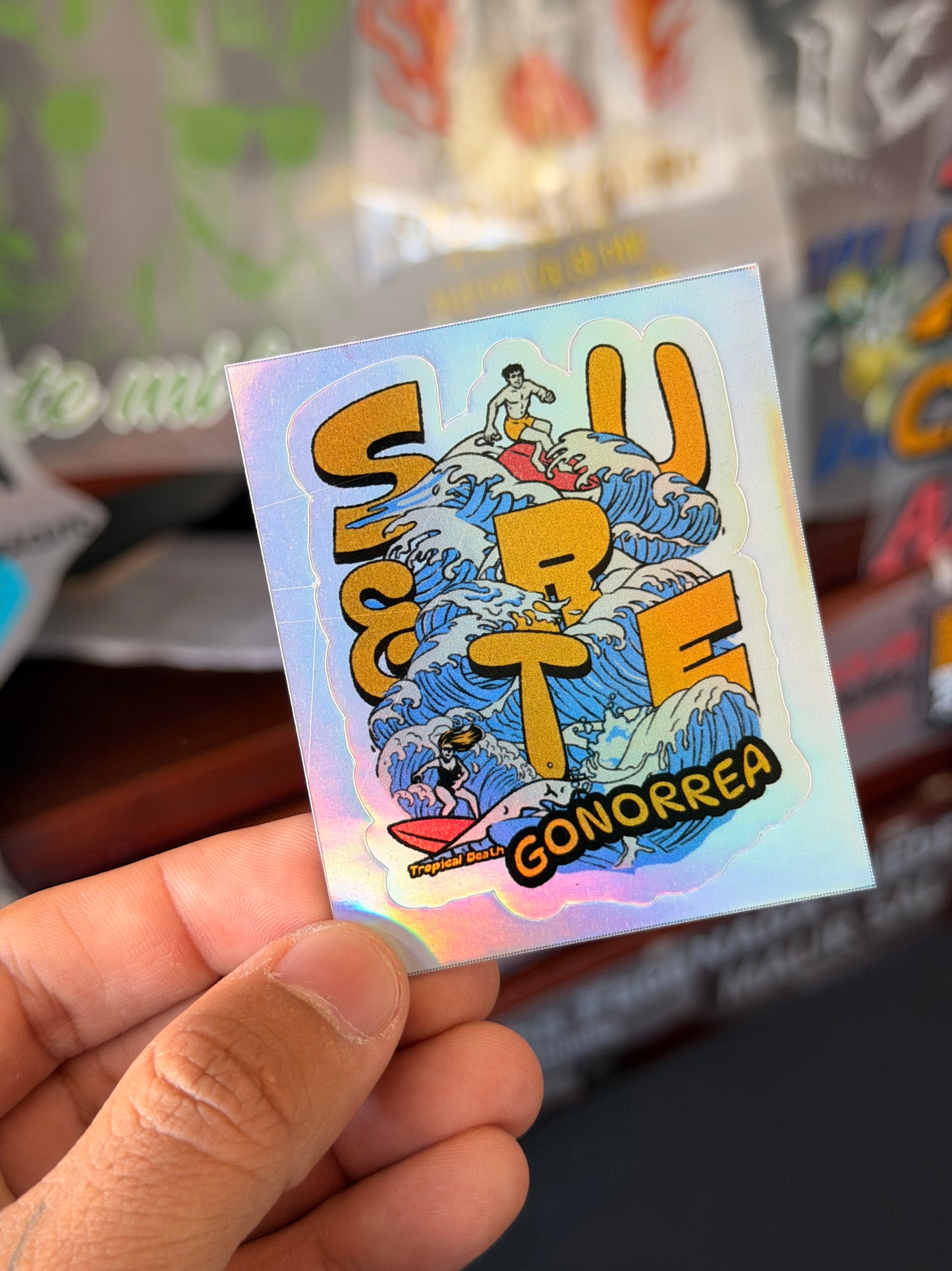 Sticker Suerte Gonorrea