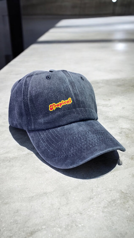 Gorra Tropical Death Rojo Y Amarillo