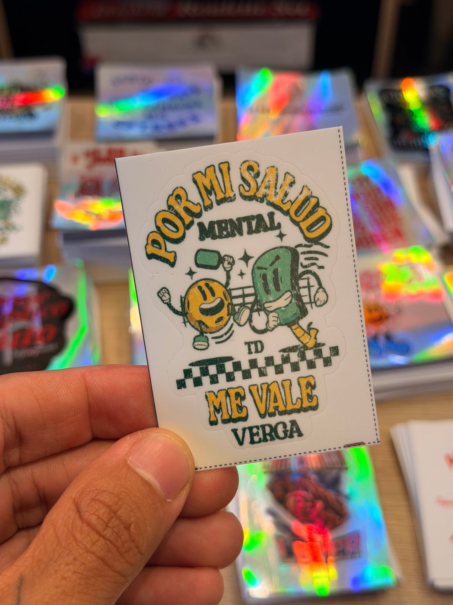 Sticker Por Mi Salud Mental