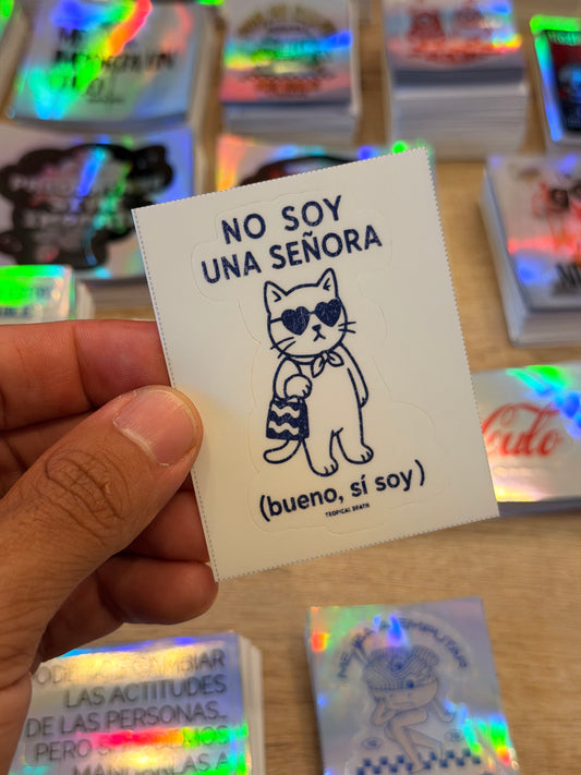 Sticker No Soy Una Señora