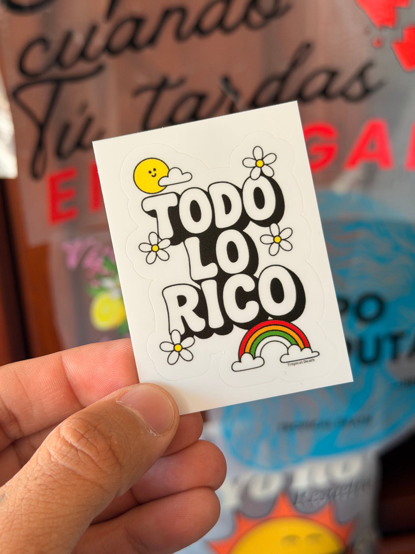 Sticker Todo Lo Rico