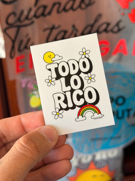 Sticker Todo Lo Rico