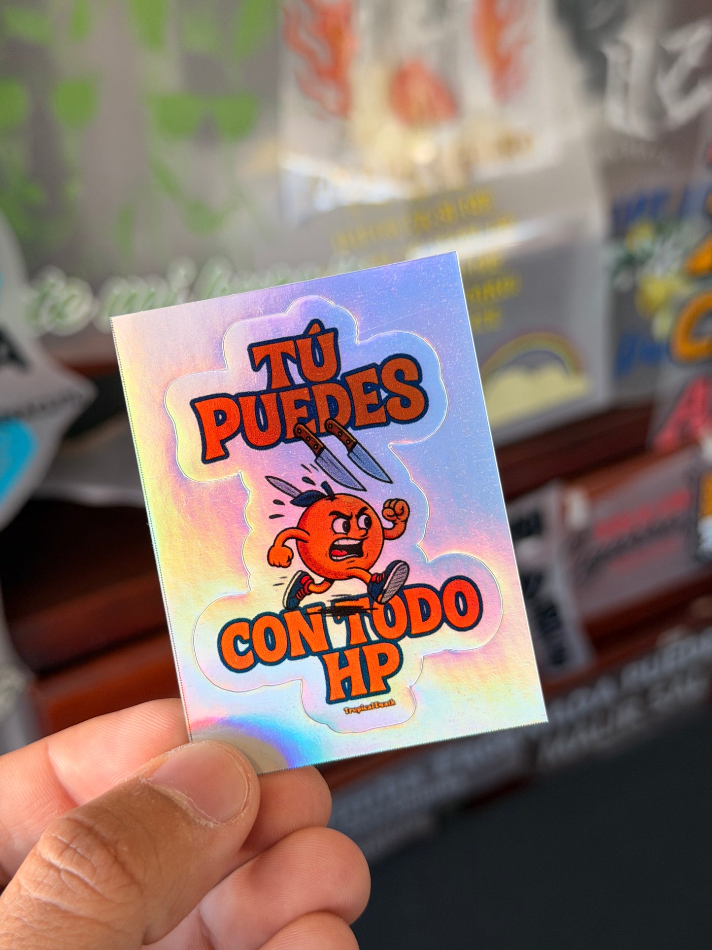Sticker Tu Puedes Con Todo HP