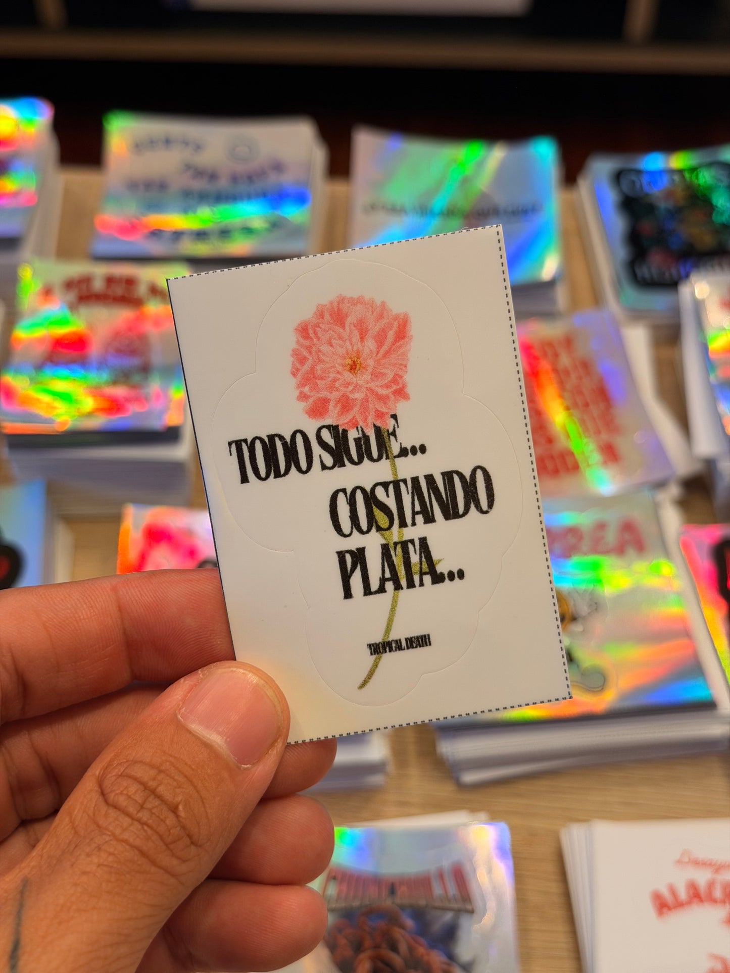 Sticker Todo Sigue Costando Plata