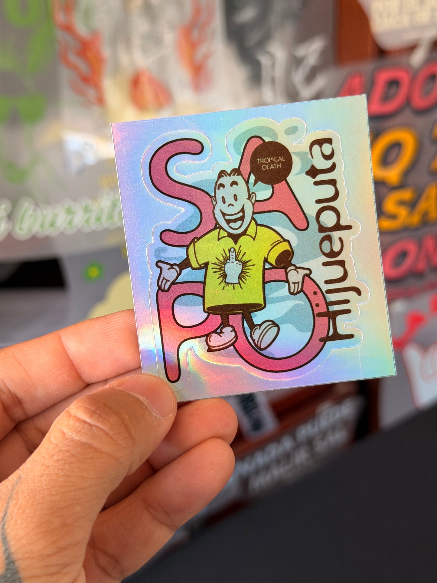 Sticker Sapo Hijueputa