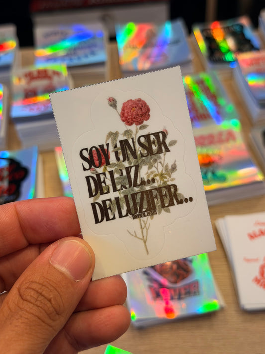 Sticker Soy Un Ser De Luz… De Luzifer…