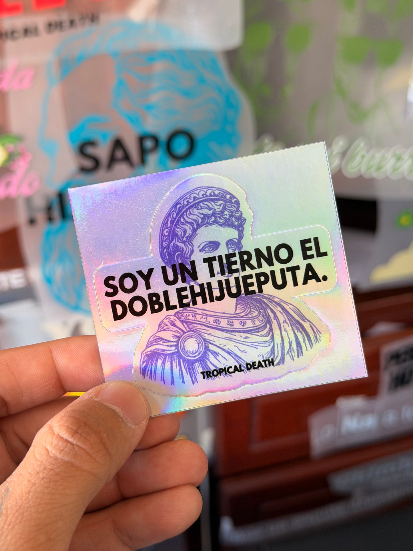 Sticker Soy Un Tierno El Doble HP