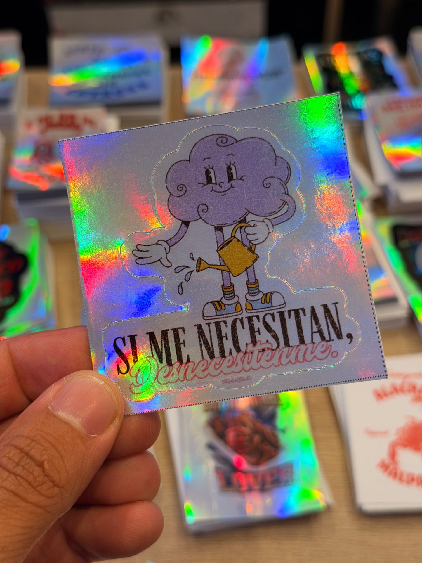 Sticker Si Me Necesitan Desnecesítenme