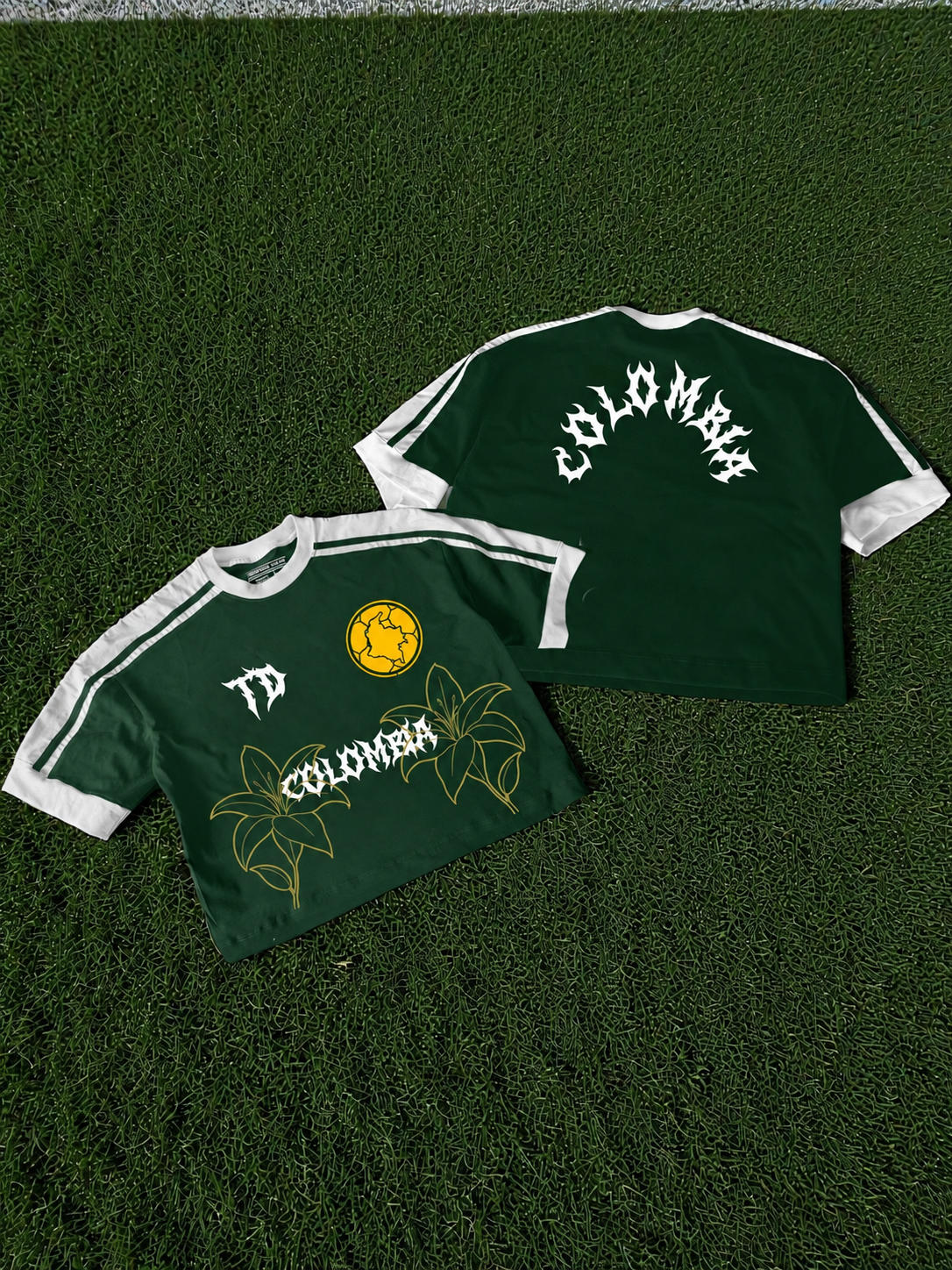 Camiseta Colombia Orquídea