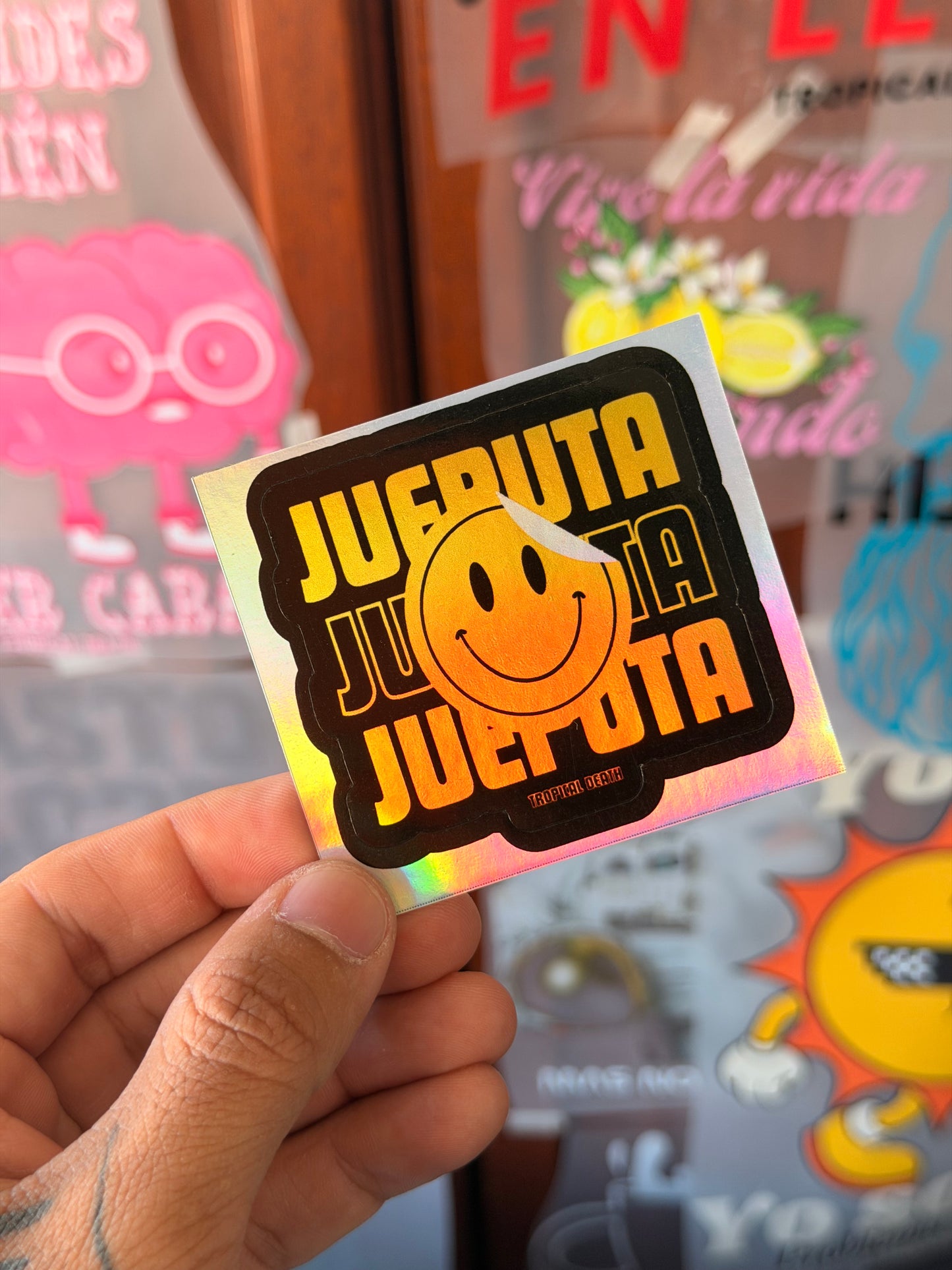 Sticker Jueputa Carita