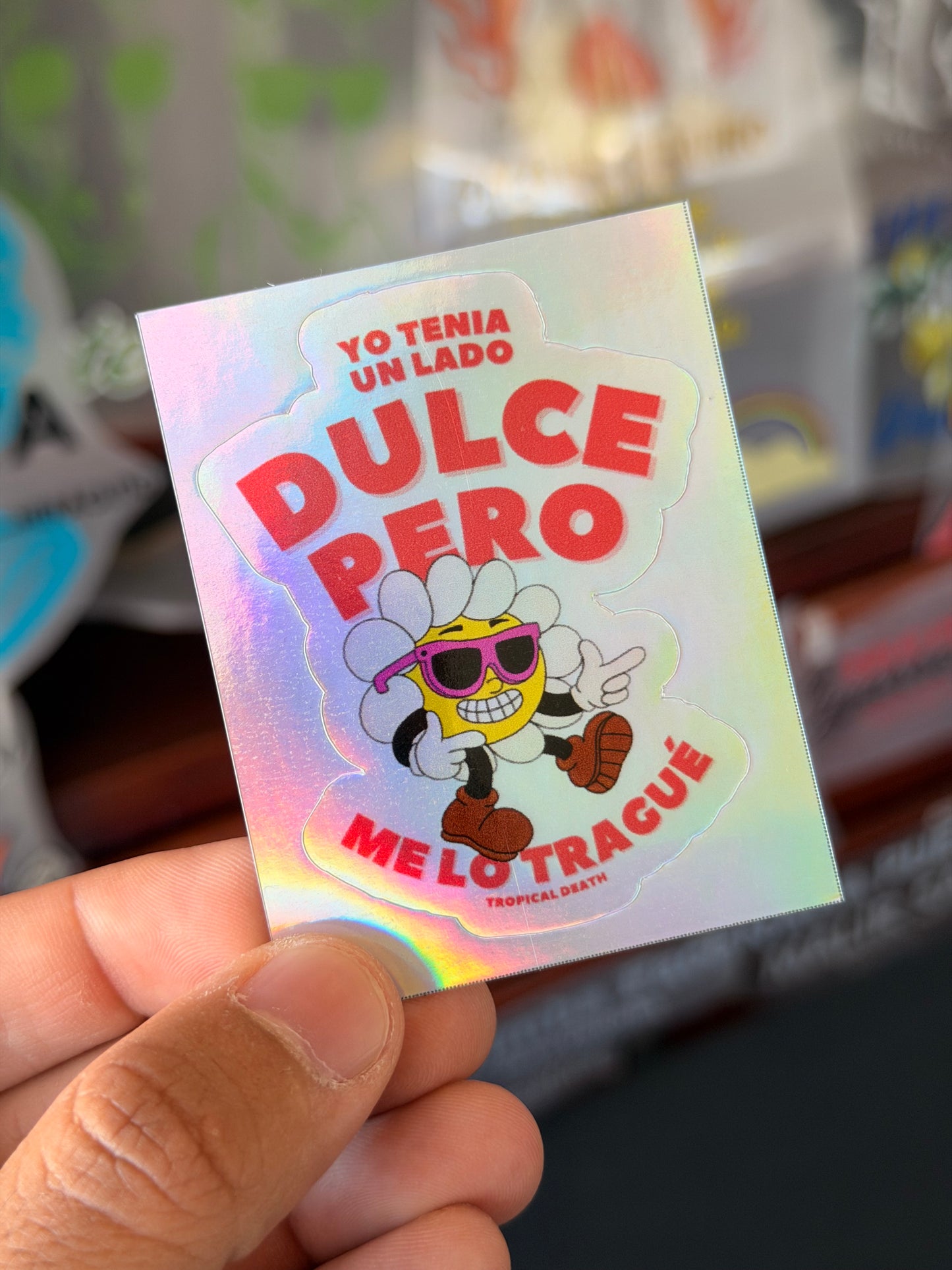 Sticker Yo Tenía Un Lado Dulce