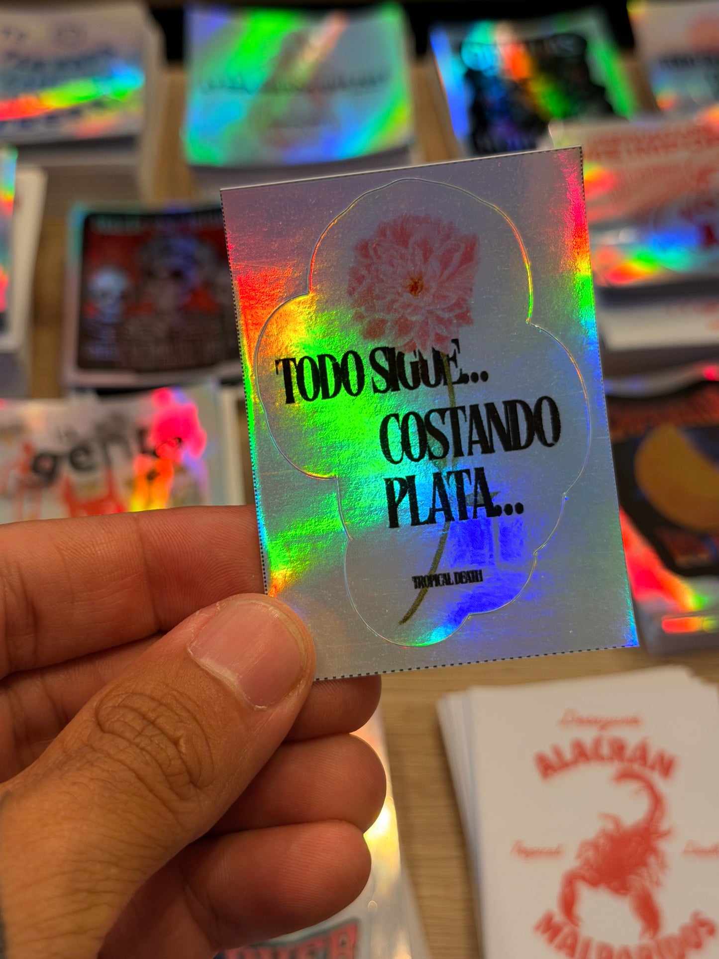 Sticker Todo Sigue Costando Plata
