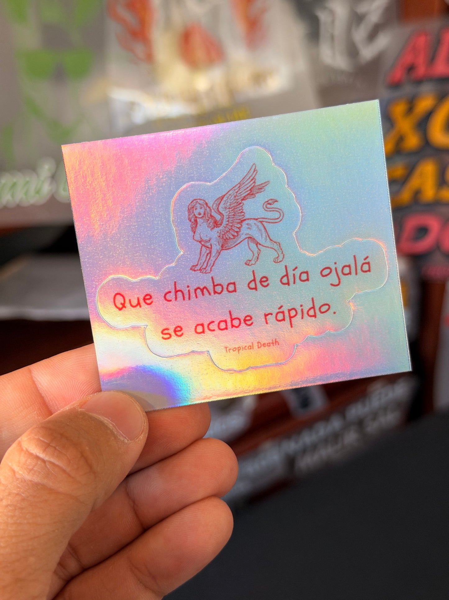 Sticker Que Chimba De Día Ojalá Se Acabe Rápido