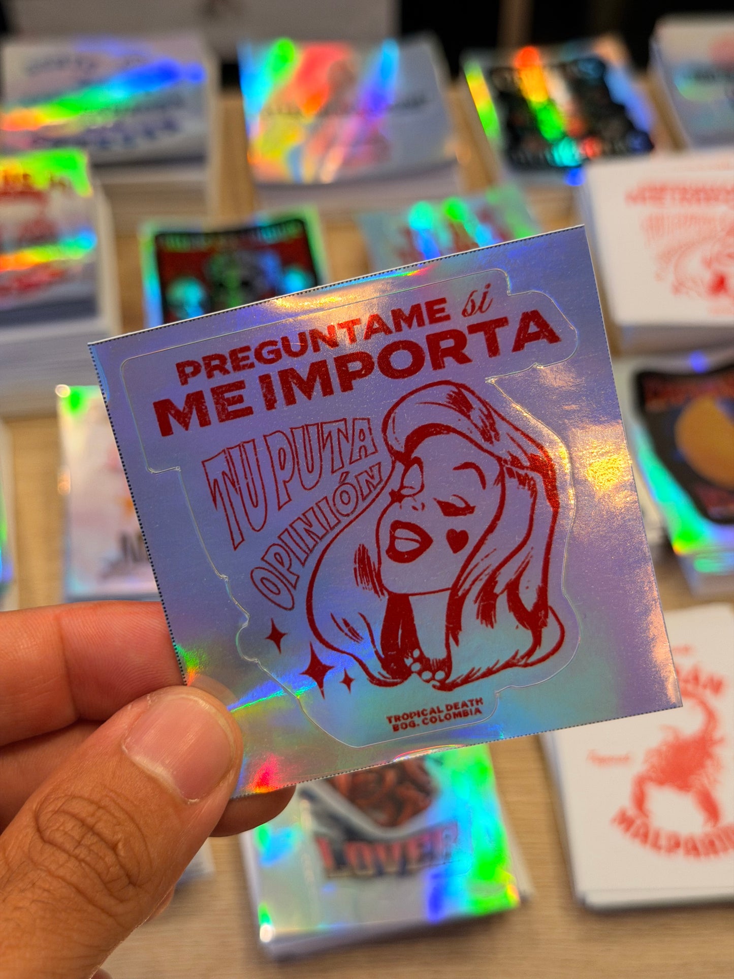 Sticker Pregúntame Si Me Importa Tu Puta Opinión